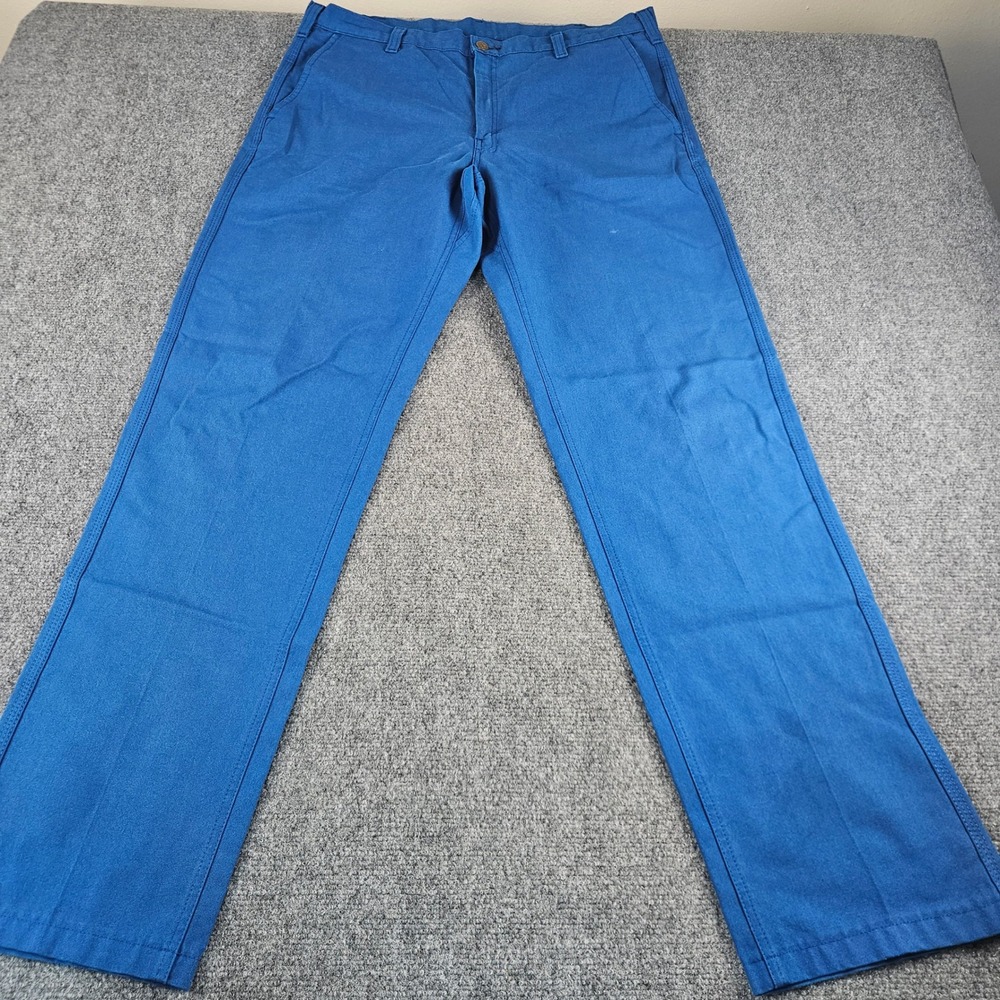 Workrite Nomex IIIA FR Flame Resistant Work Pants Royal Blue 38x32 400NMX75RB